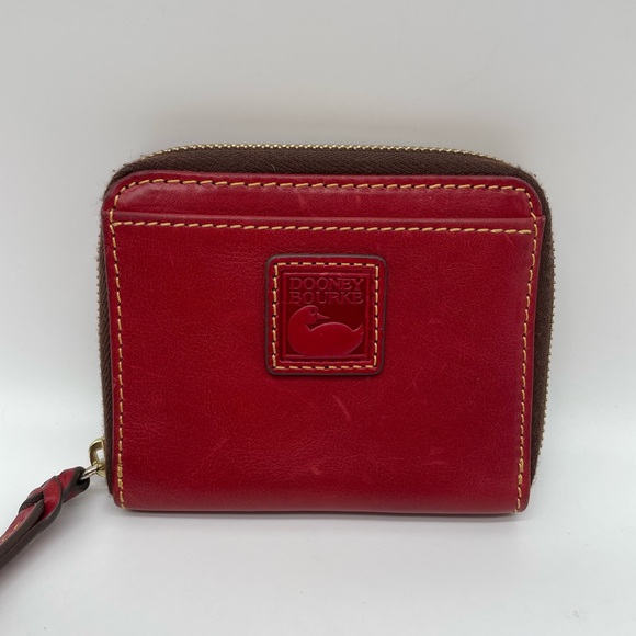 Dooney & Bourke Red Wallet - Picture 2 of 8